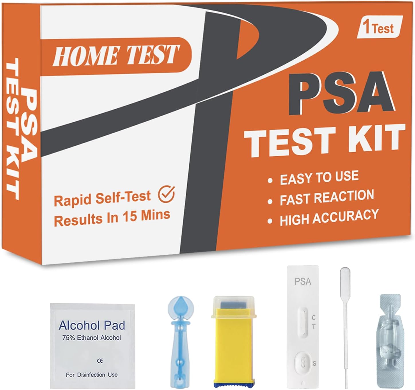 PSA Test Kit, PSA Test kit at Home PSA Health | Home PSA Test Highly Accurate, Easy to Read and Use. Quick Results | Includes All Test Components
