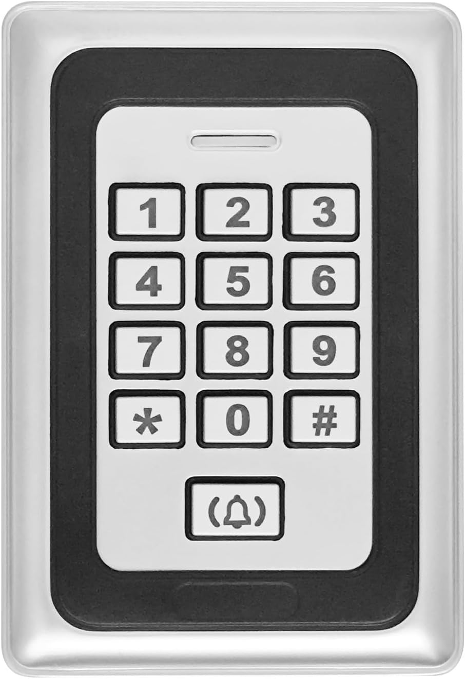 Smart Access Control System Kit – Metal Touch Keypad, 1200LB Magnetic Lock, Tuya App Remote Access, 2 Remote Controls, RFID Cards, Metal Exit Button – for Home/Office (K3-1-1200lbs Lock Kit)
