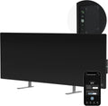 AENO Infrared Heater - With Thermostat - 700 Watt Energy Saving Panel Electric Heater - Smart Wall Mount or Freestanding Space Heater For Indoor with WiFi, Reddot Winner 2023, Black