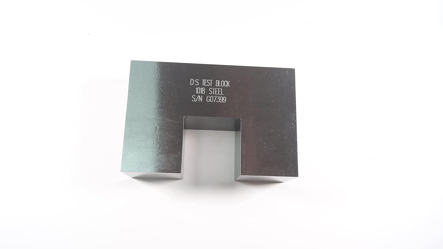 AWS-DS Sensitivity Distance Calibration Block UT Block 1018 Steel with Certificate