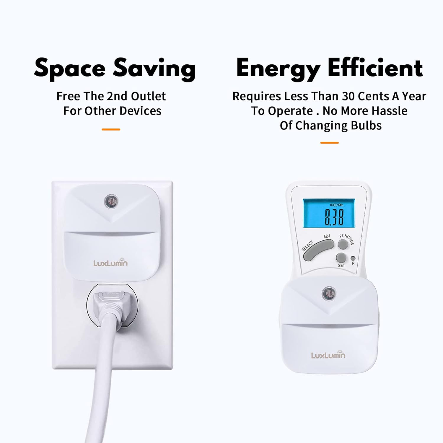 LED Night Light Plug into Wall with Smart Dusk to Dawn Sensor, Automatically Turn on and Off,Night Light for Kids,Bedroom,Bathroom,Stairs,Warm White, 4 Packs