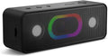 OHAYO Bluetooth Speaker, Portable Wireless, IPX6 Waterproof, 16W HD Sound, 24H Playtime, TWS Pairing, LED Lights, Speakers for Home/Outdoors/Travel, Birthday Gifts, Stocking Stuffers, Black, Small