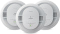 Kidde Smoke Detector for Home, AA Battery Powered, LED Light Notifications, 3-Pack