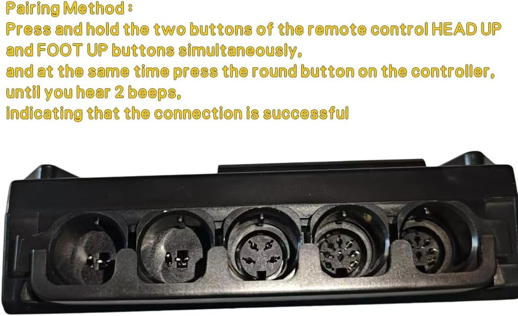 Adjustable Bed Remote for Richmat HJH55 and HJC18 Control Box for Adjustable Bed Replacement Parts