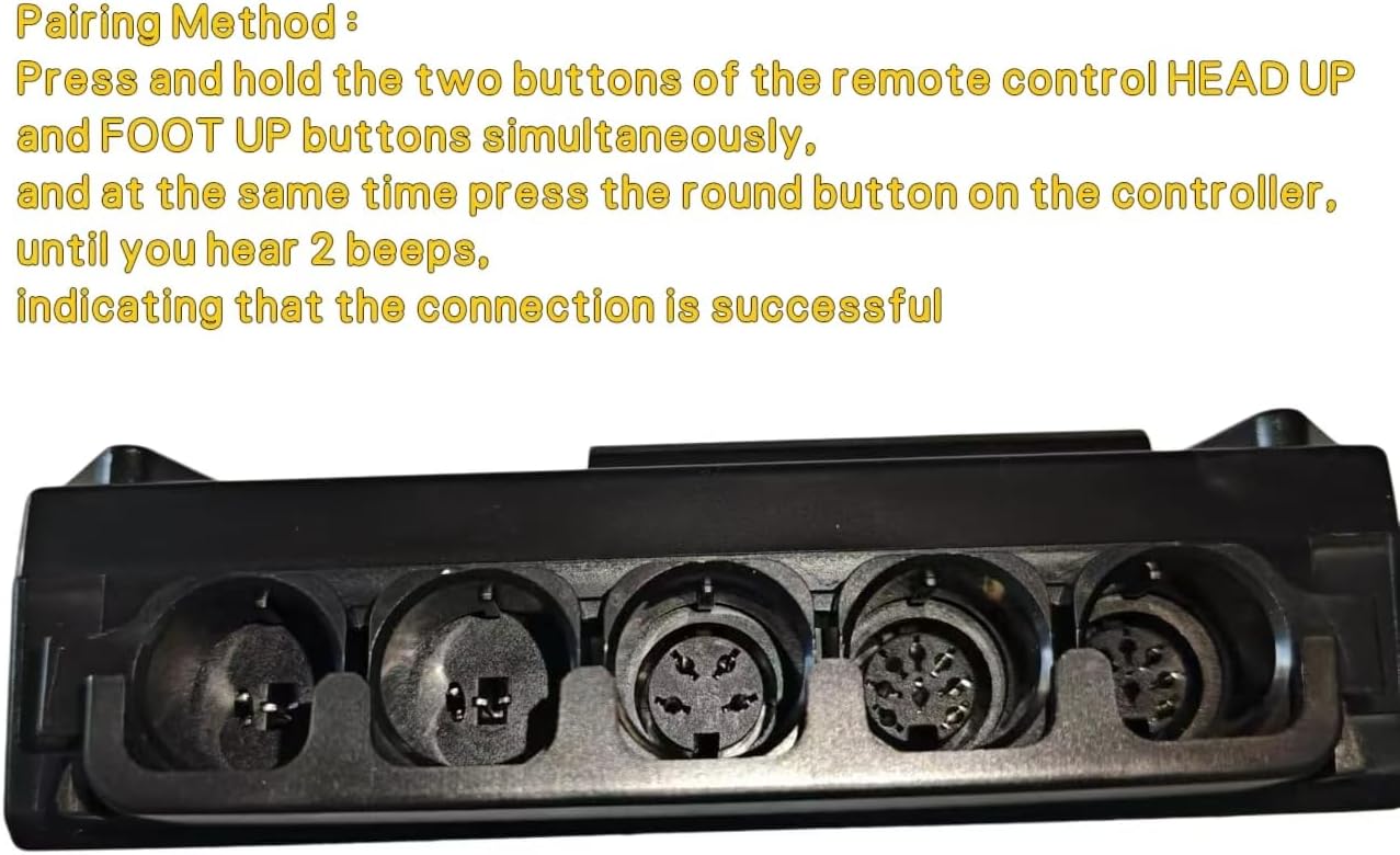 Adjustable Bed Remote for Richmat HJH55 and HJC18 Control Box for Adjustable Bed Replacement Parts