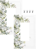 Decorative Outlet Covers Rustic Eucalyptus Leaves Green Leaf 1 Gang Rocker Light Switch Cover Plate Single Decora Light Switch Covers Wall Plate Faceplate for Home Decor （2 Pack）