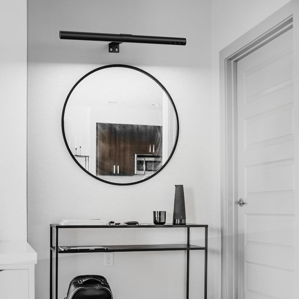 19.7inch Battery Operated Wireless Picture Light，Remote Control Painting Display Lights, Rechargeable Wall Lights with Three Modes and Power Display for Art Frame