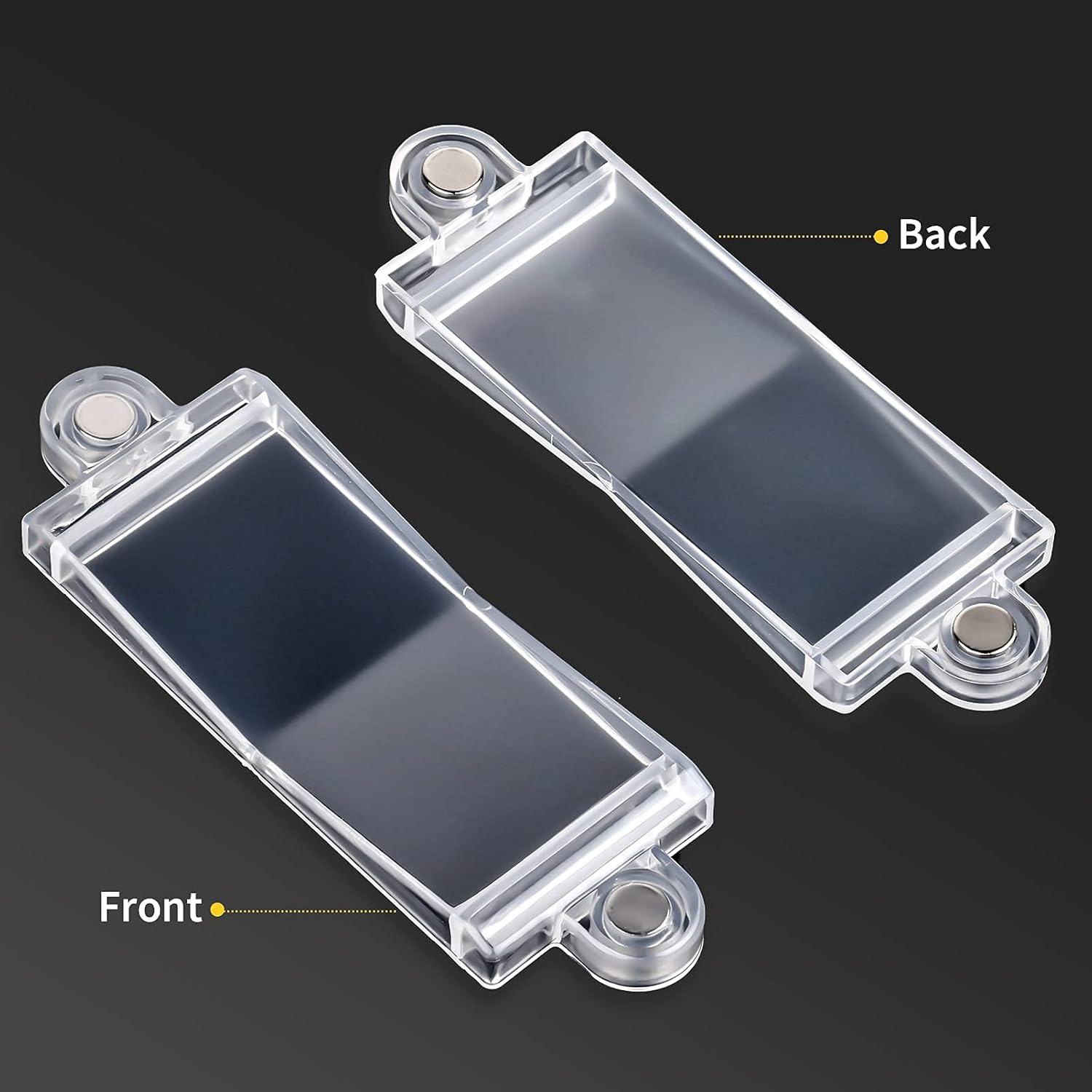 Magnetic Light Switch Guard Cover- PSZEZNZ Light Switch Outlet Covers for Flat Modern Wall Switches-Child Safety Protection(Clear,4 Piece)
