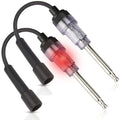 2PCS Inline Spark Plug Tester, Light Lawnmower Engine Checker, 6-12 Volt Pick Up Coil/Armature Diagnostic Detector Tool for Automotive, Car, Lawnmower, Small & Big Internal/External Engines