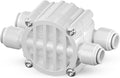 WECO Automatic Shut Off Valve Quick Connect for Reverse Osmosis Water Systems - ¼ Inch Ports Valve for Water Purification Systems