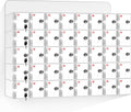 40 Slots Clear Acrylic Cell Phone Locker Box Wall-Mounted with Keys, Lockable Secure Storage Cabinet for Classroom Office Gym, Multi-Use Phone Lock Organizer for Employees Students (Large)