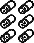 8PCS Webcam Cover Slide Laptop Camera Cover Ultra Thin Laptop Camera Cover, Phone Computer Camera Cover Slide Web Cam Privacy Cover Camera Blocker for Cell Phone Desktops Pc Tablet (Black)