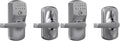 SCHLAGE Brushed Chrome FE595CS V PLY 626 ELA Plymouth Light Commercial Electronic Keypad Lock with Elan Lever(Satin Chrome) (Pack of 2)