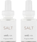 Pura & Unify Co. Home Scent Refill - Smart Air Diffuser - Up to 120-Hours of Luxury Fragrance per Refill - Home Essential - Clean & Safe Diffuser Fragrance - 2 Pack, Salt