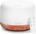 ASAKUKI Essential Oil Diffuser 500ml, Ultrasonic Aromatherapy Humidifier with Remote Control, 7 LED Colors, Timer & Auto-Off, Large Room Diffuser