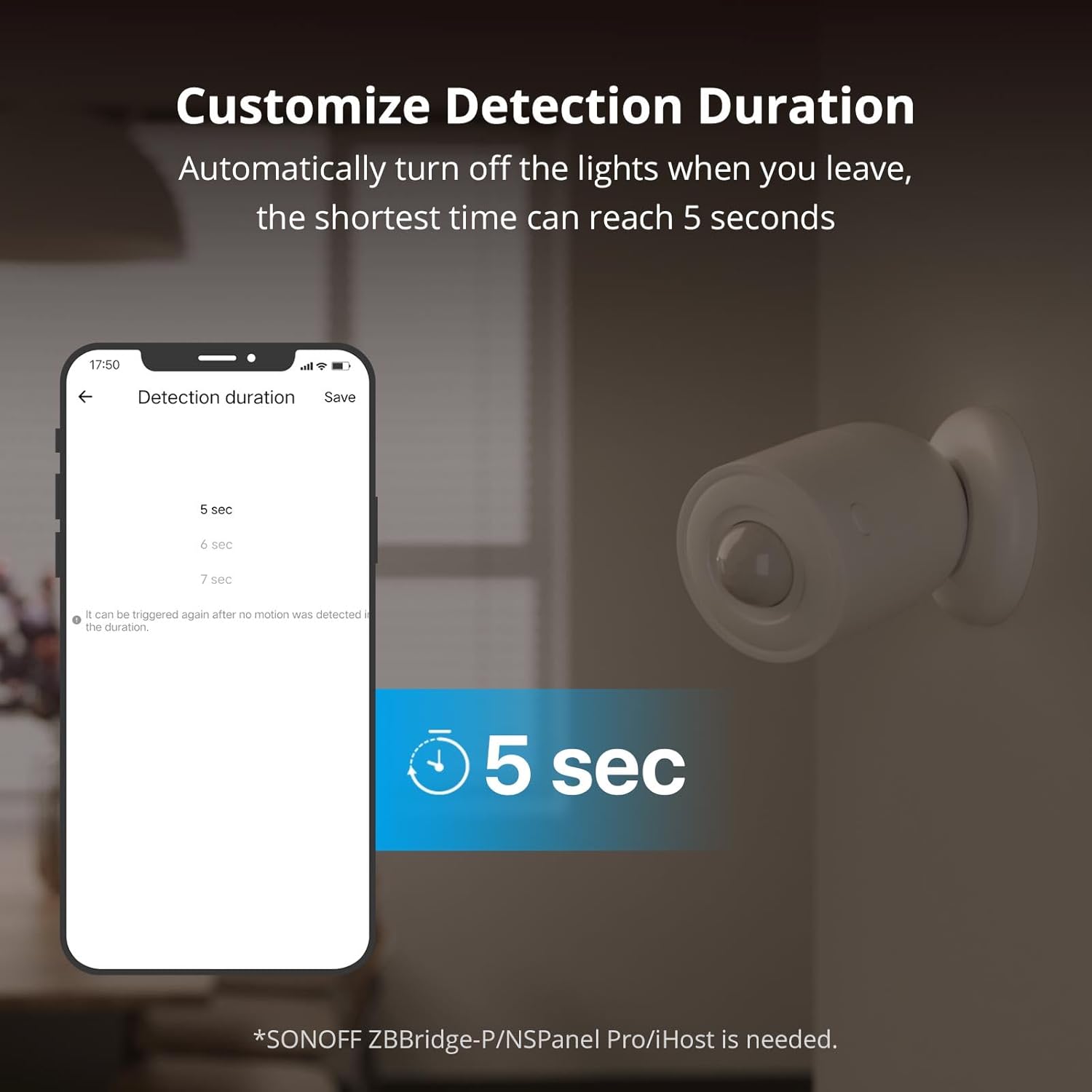 SONOFF SNZB-03P Zigbee Motion Sensor, 3-Year Battery Life, for Alert System and Automations Wireless Motion Detector, SONOFF Zigbee Bridge Required, Batteries Included(2 Pack)