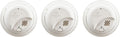 First Alert 9120B Smoke Detector, Hardwired Alarm with Battery Backup, 3-Pack