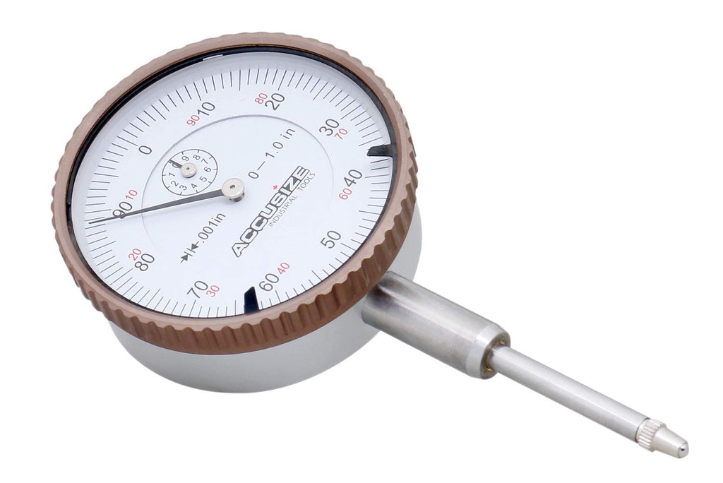 Accusize Industrial Tools 0-1'' by 0.001'' Dial Indicators, P900-S102, 6 Units