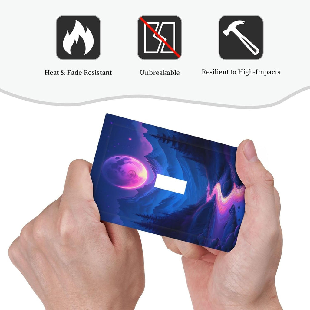Purple Cyberpunk River Full Moon Mountain Forest Decorative Light Switch Cover 1 Gang Single Toggle Decorator Outlet Wall Plate Device Electrical Faceplate Switchplates for Bedroom Bathroom