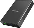 Krisdonia 100W USB-C PD Power Bank, 64000mAh Portable Charger Battery Pack [PD 3.0 USB-C 100W + DC 12/16/20/24V + Quick Charge QC 3.0 Dual Ports] for Laptop, Tablet, Smartphone, Projector and More