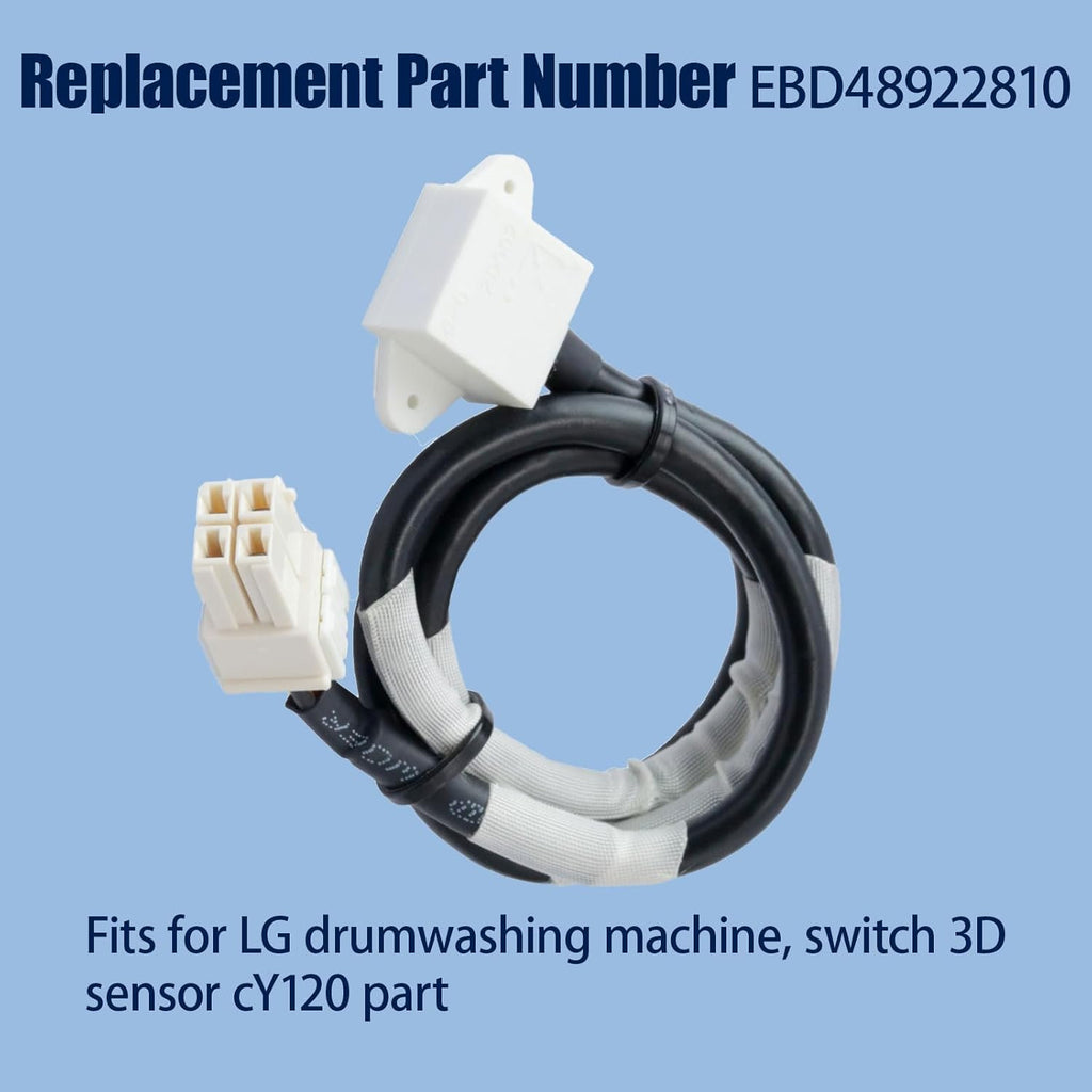 EBD48922810 Washing Machine Vibration Sensor Fit for LG WM3555HWA/00 WM1455HWA/00 Washer Balance Sensor Switch 3D Sensor CY120 Part for WV10-1410W WV10-1412B WV10-1412W WV5-1408W WV10-1410B