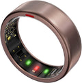 Ring OnePlus - Ultra-Thin Titanium Smart Ring - 7 Days Battery Life - Fitness/SPO₂/Stress/HR/Sleep Skin Temperature Tracker - No App Fee - iOS&Android Compatible (Rose Gold, 9)