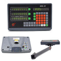 TOAUTO Digital Readout DRO, 3 Axis LCD Display 1um Glass Linear Scale Meter for CNC Milling Lathe EDM Machine