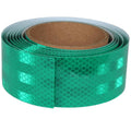 Non Fading Green Reflective Tape Outdoor Waterproof 2 inch, High Visibility Warning Industrial Marking Tape, Safety Stickers (11 feet)