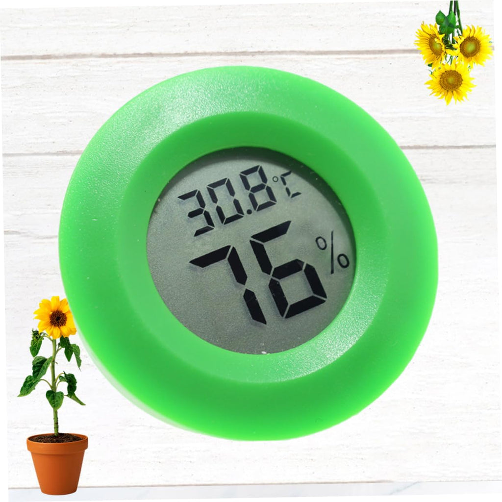 Garneck Digital Thermometer Hygrometer Reptile Enclosure Humidity Sensor Wall Mount Indoor Temperature for Home Office