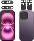 Front Camera Cover Compatible for 14 Pro/iPhone 14 Pro Max with Rear Lens Cover,Protect Privacy and Security But Not Affect Facial Recognition（2Pack）