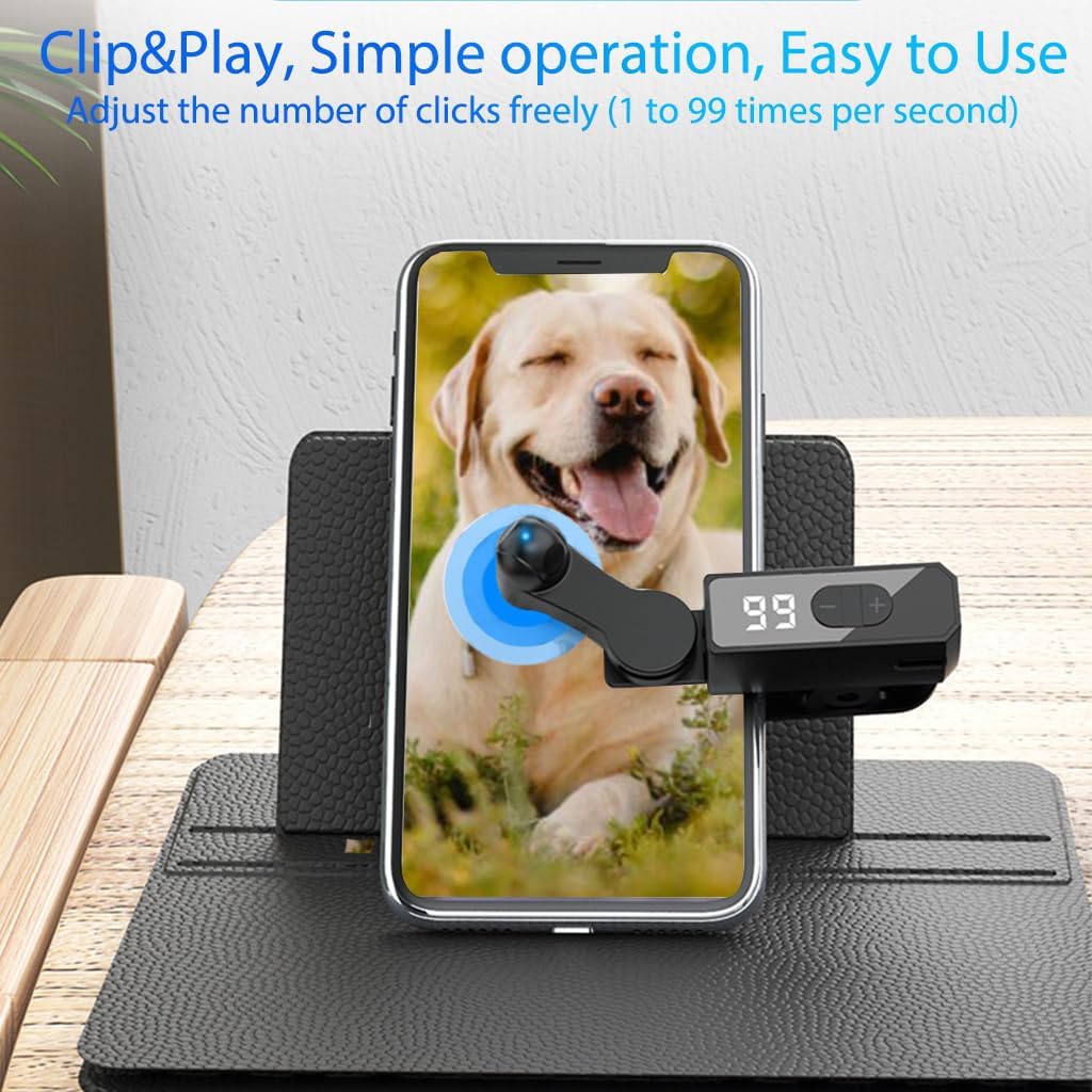 Screen Auto Clicker for Smart Phone – Simple Plug & Play Automatic Screen Tapper with Adjustable Speed, Easy Setup for Gaming, Repetitive Tasks, and Productivity by BLUECC
