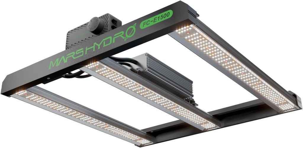2025 MARS HYDRO FC-E1500 150Watt LED Grow Light 2.5x2.5ft Full Spectrum Grow Light Bar Plant Growing Light Remote Control Dimmable Grow Lamp Daisy Chain, Achieve 2.8 umol/J for Indoor Plants