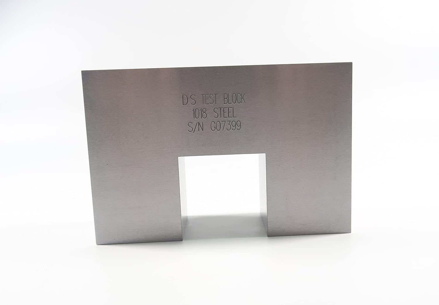 AWS-DS Sensitivity Distance Calibration Block UT Block 1018 Steel with Certificate