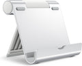 JETech Tablet Stand, Adjustable Portable Desktop Holder, Foldable Dock for iPad/iPad Pro/Air/Mini, Galaxy Tab A8/A7 Lite/A7/S8/S7, Kindle, Tab/Phones(4-11"), Sliver
