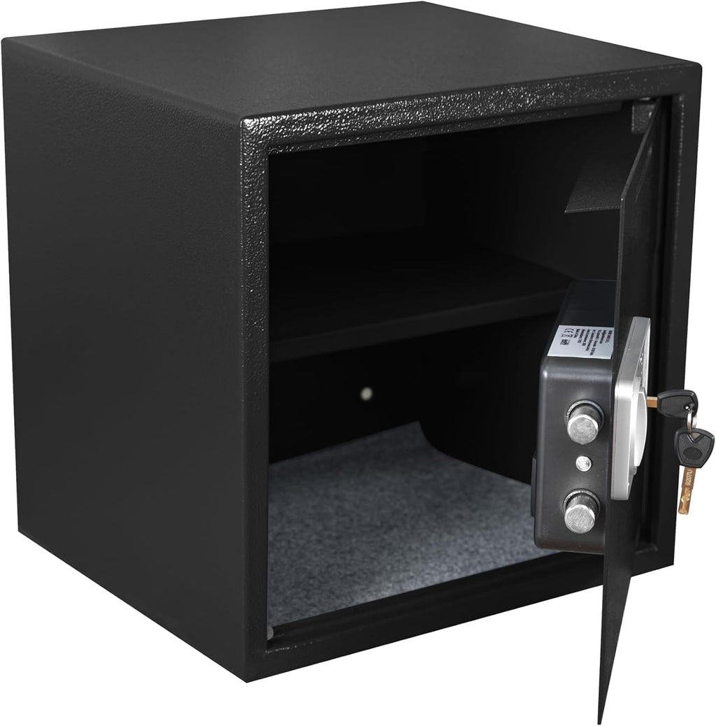 Genie Hand – Time Delay Safe, Anti Robbery Safe Box, Timed Controlled Opening – B-Class Lock – Anti Bounce Technology (Large – Depository)