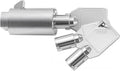 Tubular Key Lock for Vending Machines - Vending Machine Locks Keyed Alike Coke Snack Machine Candy Lock Soda Machine Lock, 3Pcs Keys, Zinc Alloy, Chrome (1 Pack)