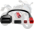 OBD2 Adapter Cable Fits for BMW Motorcycles, 6Pin to 16Pin OBD2 Diagnostic Adapter Cable Works with All OBDII Scanner