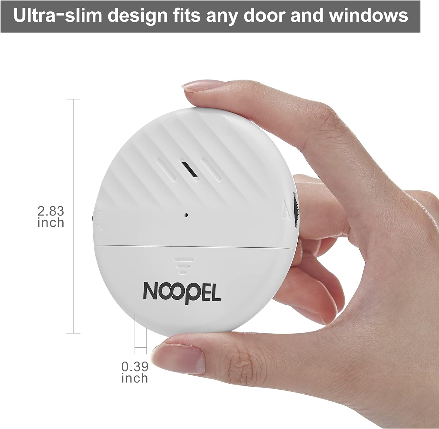 Window Alarms for Home Security 5 Pack, Glass Break Sensor, Window Sensor for Office Safety, Ultra-Loud 125db Advanced Vibration Sensors, Featuring Low Battery Indicator