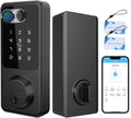 Keyless Entry Lock for Front Door, Fingerprint Door Lock with Touchscreen Keypad, Electronic Deadbolt for Home and Hotel