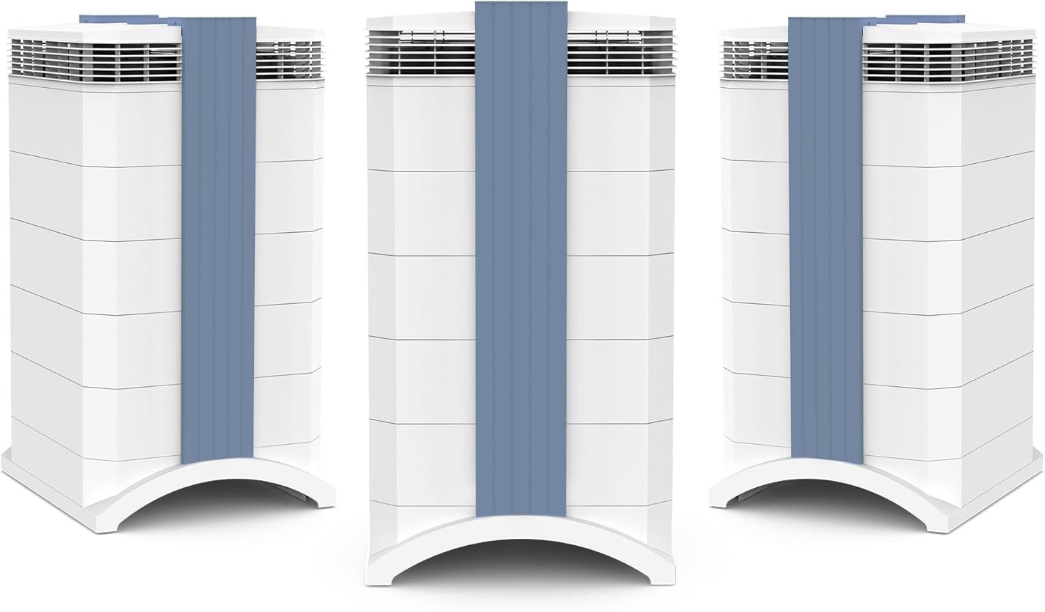 IQAir GC MultiGas XE Air Purifier - 3-Pack – Smart MultiGas Filtration for Spaces up to 3375 sq ft - Chemicals, Odors, VOCs, and Particles, Swiss Made, WiFi Enabled