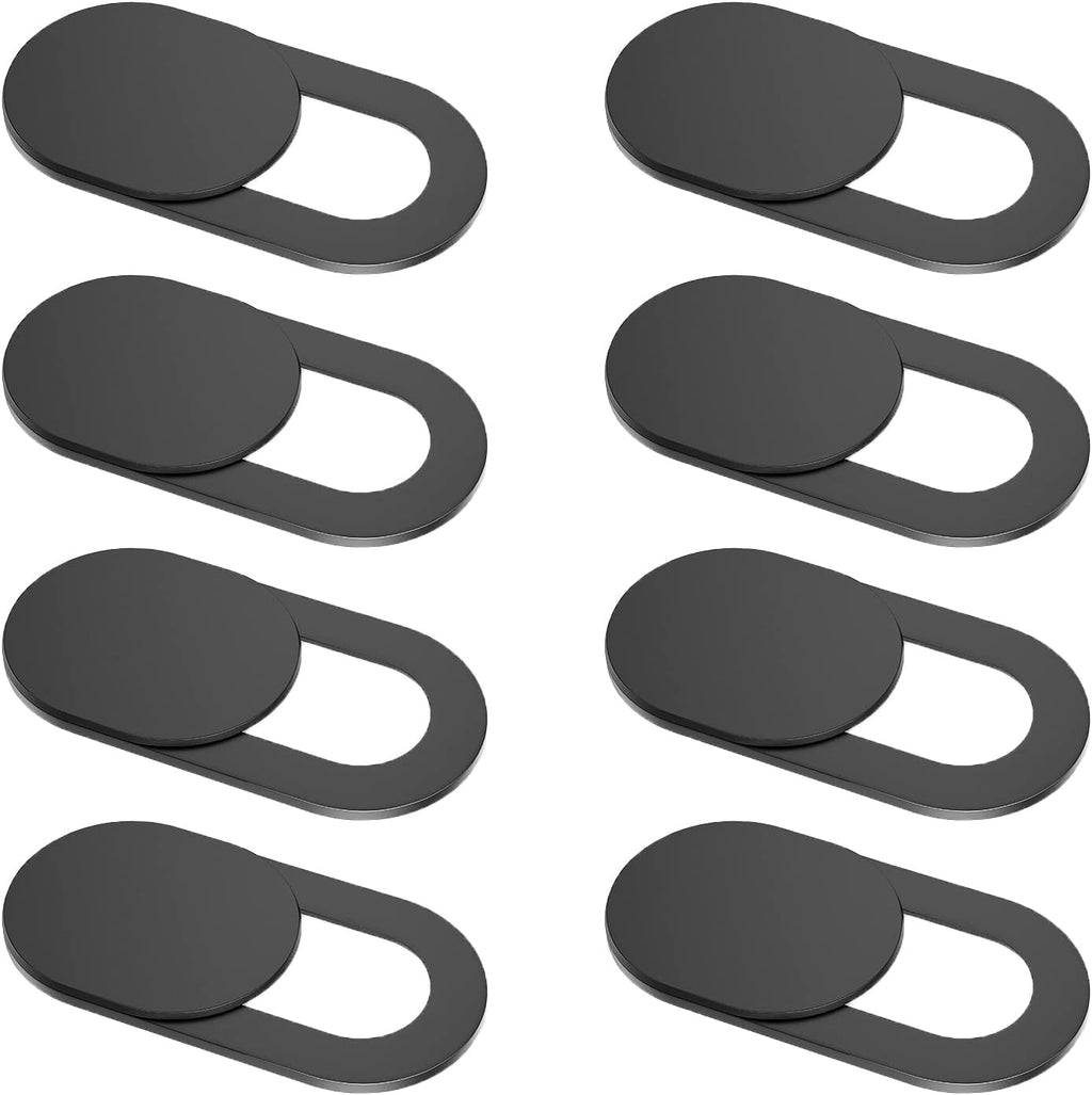 Laptop Camera Cover Slide, [8 Pack] Ultra-Thin Webcam Cover Compatible with Camera for MacBook,Laptop,PC,Computer,iMac,iPad. 0.022in Thick Web Blocker Protect Your Privacy and Security