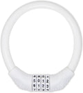 Urban August Original Fridge Lock: Multi-Functional Cable Combination Lock, for French-Door Refrigerators and Cabinets (Small, White - Two Pack)