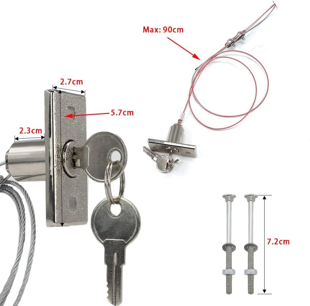 Universal Garage Door Opener Emergency Garage Door Disconnect Release Lock Kit-2pack