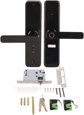 Smart Digital Door Lock, Keyless Entry Touch Keypad Deadbolt, Black, Adjustable Direction - High Security Fingerprint & Password Access, Multiple Unlock Methods, Suitable for