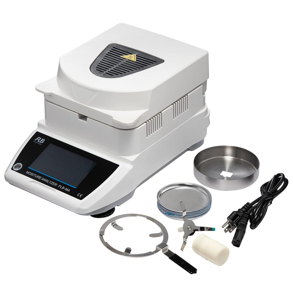 Moisture Analyzer Balances Meter 0.001g Readability, Touch Screen Lab Scale Balance, 120gx0.001grams, 110V