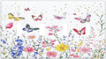 Light Switch Covers Watercolor Floral Butterfly Colorful Wildflower Quad Toggle Electrical Faceplate 4 Gang Wall Plate Decorative Switch Plates For Bed Room Living Room Decor