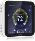 Vine Smart Thermostat - WiFi Programmable Thermostat for House - Compatible with Alexa and Google Assistant, 4.0" Touch Screen Christmas Valentine's Day Optional Wallpaper, C-Wire Required