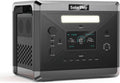 SolarPlay Portable Power Station, 2400W/2160Wh Solar Generator with 4 AC Outlets (4800W Peak), Optional Solar Panel, Emergency Home Backup, Camping, Outdoor Battery Backup