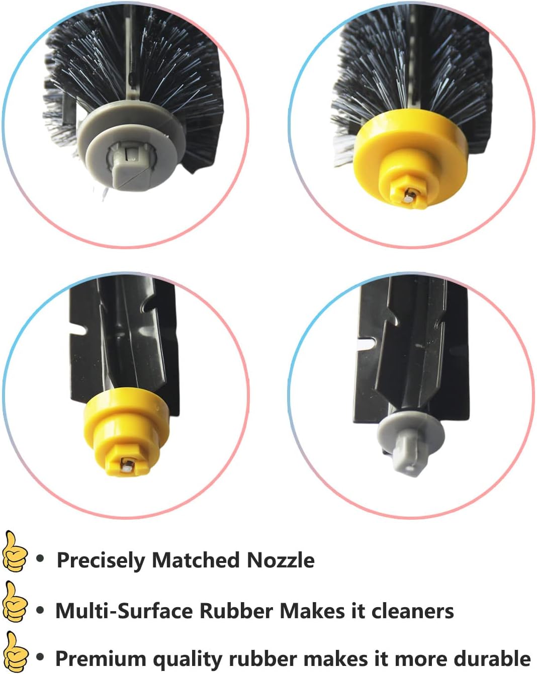28pcs Accessories for iRobot Roomba 600 Series 595 614 618 620 630 639 640 650 660 680 682 685 690 692 694 695 Vaccum Cleaner Replenishment Parts Kit