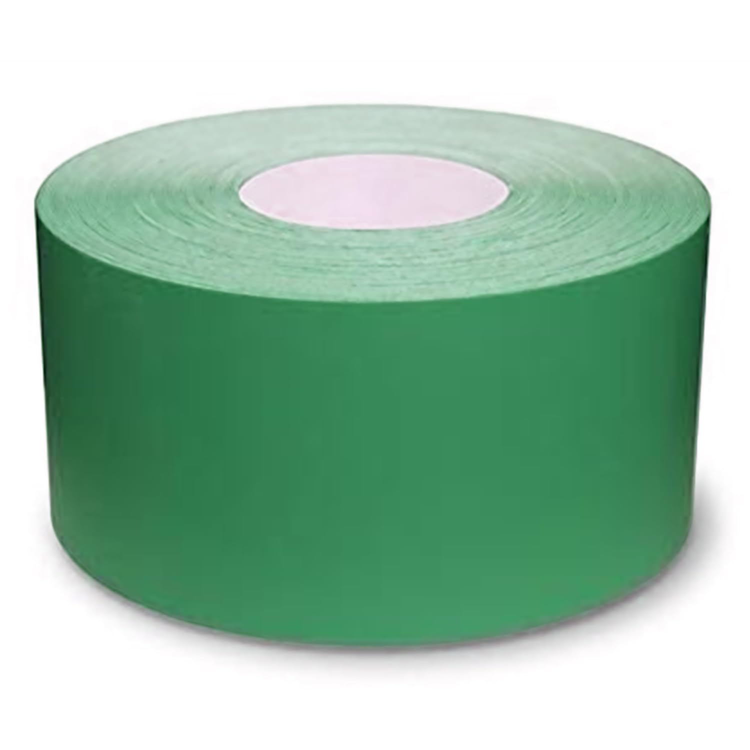 Mighty Line UltraLine Solid Floor Marking Tape for Safety, Caution, Warning, Heavy-Duty, Peel and Stick Adhesive, Beveled Edge Design, Industrial Quality, 4 Inch, 100' Roll, Green